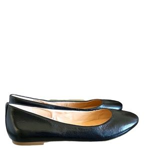 Dr. Scholl's Vixen Ballet Flats In Black Leather Size 10
